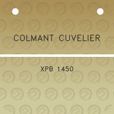 colmant-cuvelier-xpb-1450