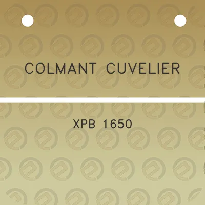 colmant-cuvelier-xpb-1650