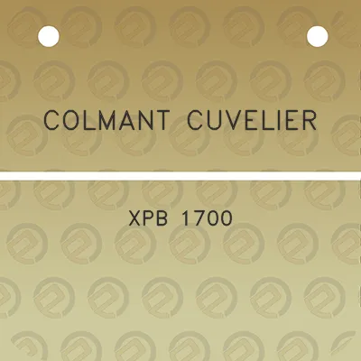 colmant-cuvelier-xpb-1700