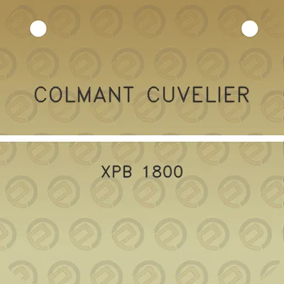 colmant-cuvelier-xpb-1800