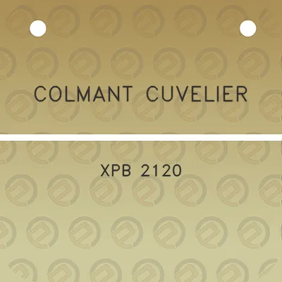 colmant-cuvelier-xpb-2120