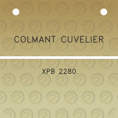 colmant-cuvelier-xpb-2280