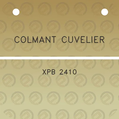 colmant-cuvelier-xpb-2410