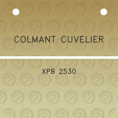 colmant-cuvelier-xpb-2530