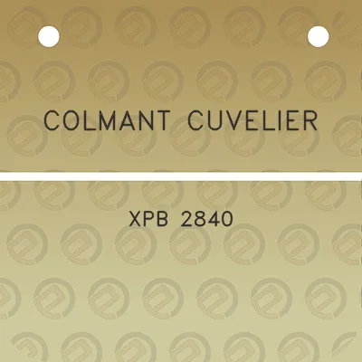 colmant-cuvelier-xpb-2840