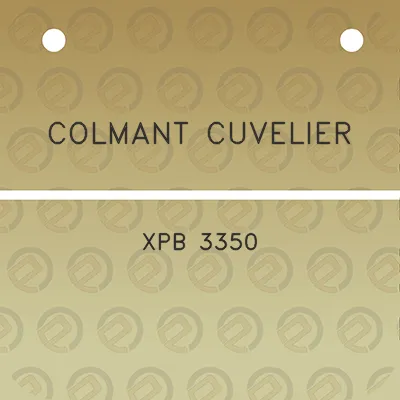 colmant-cuvelier-xpb-3350