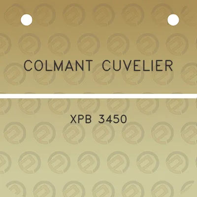 colmant-cuvelier-xpb-3450