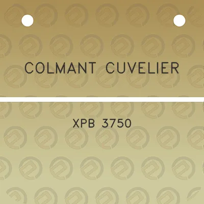 colmant-cuvelier-xpb-3750