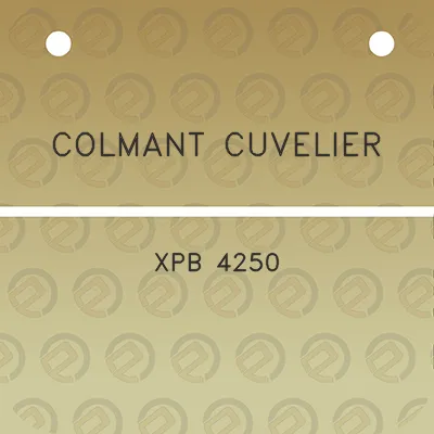 colmant-cuvelier-xpb-4250