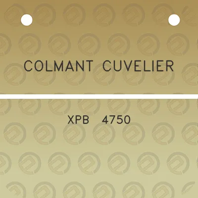 colmant-cuvelier-xpb-4750