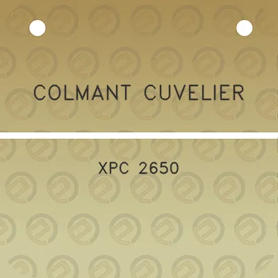 colmant-cuvelier-xpc-2650