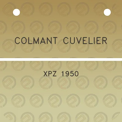 colmant-cuvelier-xpz-1950