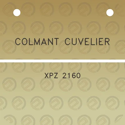 colmant-cuvelier-xpz-2160