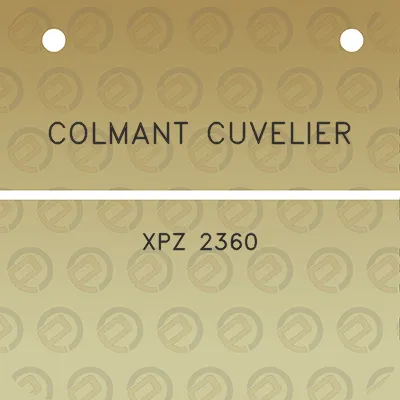 colmant-cuvelier-xpz-2360