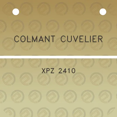 colmant-cuvelier-xpz-2410