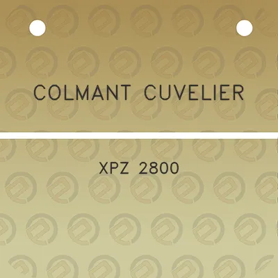 colmant-cuvelier-xpz-2800