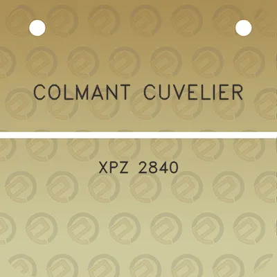 colmant-cuvelier-xpz-2840