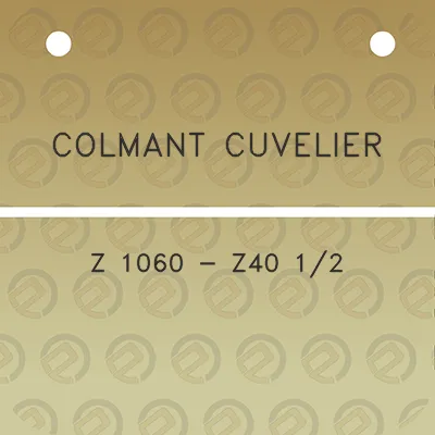 colmant-cuvelier-z-1060-z40-12