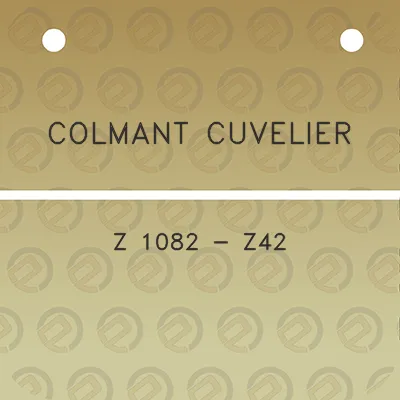 colmant-cuvelier-z-1082-z42