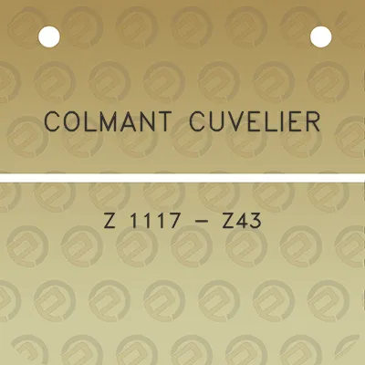 colmant-cuvelier-z-1117-z43