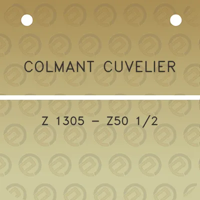 colmant-cuvelier-z-1305-z50-12