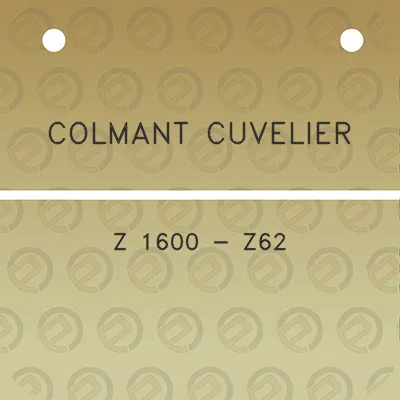 colmant-cuvelier-z-1600-z62