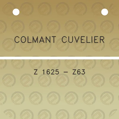 colmant-cuvelier-z-1625-z63