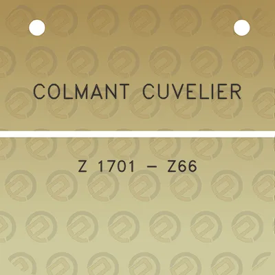 colmant-cuvelier-z-1701-z66