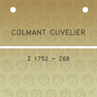 colmant-cuvelier-z-1752-z68