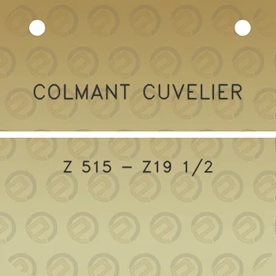 colmant-cuvelier-z-515-z19-12