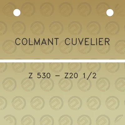 colmant-cuvelier-z-530-z20-12