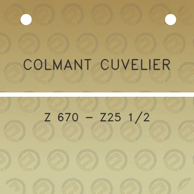 colmant-cuvelier-z-670-z25-12