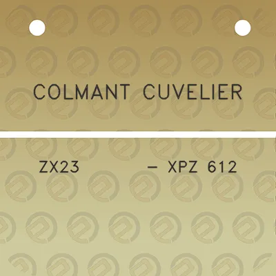 colmant-cuvelier-zx23-xpz-612