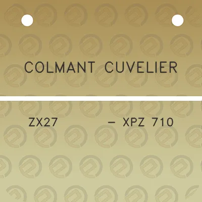 colmant-cuvelier-zx27-xpz-710