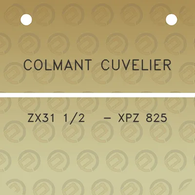 colmant-cuvelier-zx31-12-xpz-825