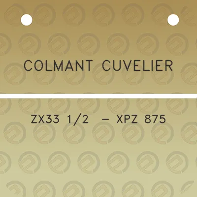 colmant-cuvelier-zx33-12-xpz-875