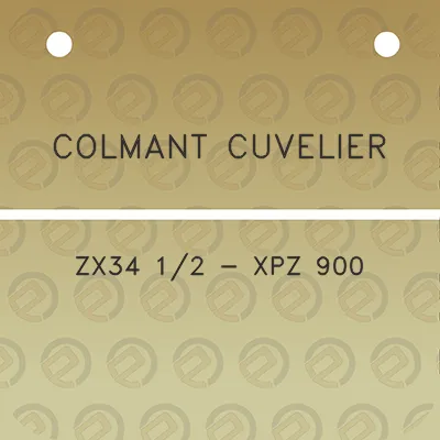 colmant-cuvelier-zx34-12-xpz-900