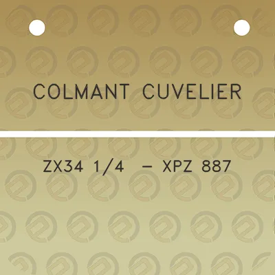 colmant-cuvelier-zx34-14-xpz-887