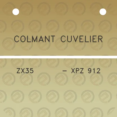 colmant-cuvelier-zx35-xpz-912