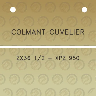 colmant-cuvelier-zx36-12-xpz-950