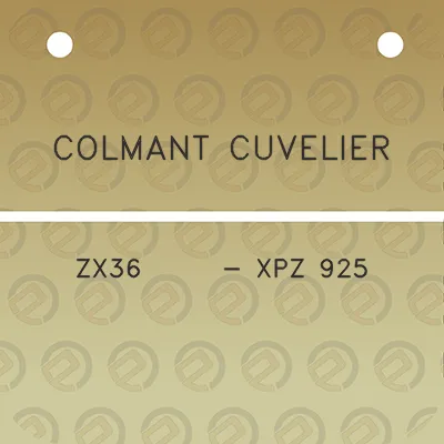 colmant-cuvelier-zx36-xpz-925