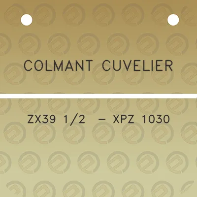 colmant-cuvelier-zx39-12-xpz-1030