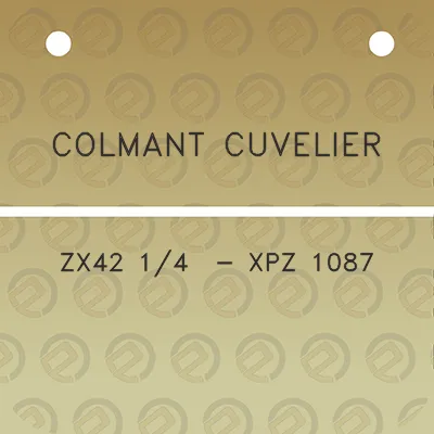 colmant-cuvelier-zx42-14-xpz-1087