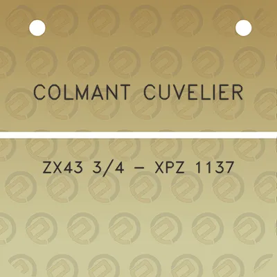 colmant-cuvelier-zx43-34-xpz-1137