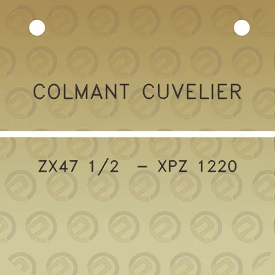 colmant-cuvelier-zx47-12-xpz-1220