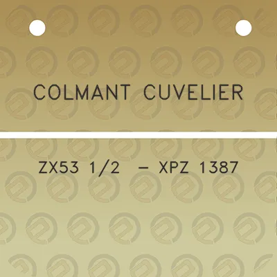 colmant-cuvelier-zx53-12-xpz-1387