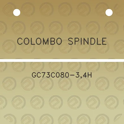 colombo-spindle-gc73c080-34h