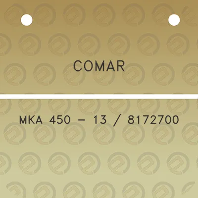 comar-mka-450-13-8172700