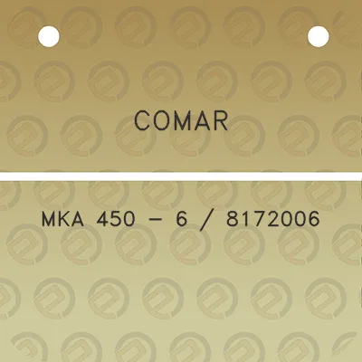 comar-mka-450-6-8172006