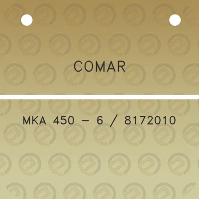 comar-mka-450-6-8172010